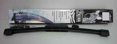 Щетка стеклоочистителя ZEBRA 24" бескаркасная (600мм) черная (Azard Group) (50)