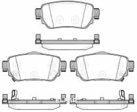 Колодки тормозные задние Nissan Qashqai 2014> (REMSA) Колодки тормозные задние Nissan Qashqai 2014> (REMSA)