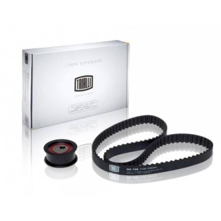 Ремкомплект ГРМ ВАЗ 2108-15 8 клап. (ремень+ролик) (TRIALLI) Италия (4)