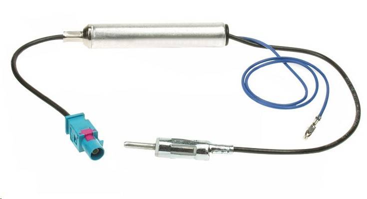 Переходник ANT-ISO-OEM антенный VW Renault BMW Chevrolet Audi Citroen Peugeot Opel с питанием прямой intro