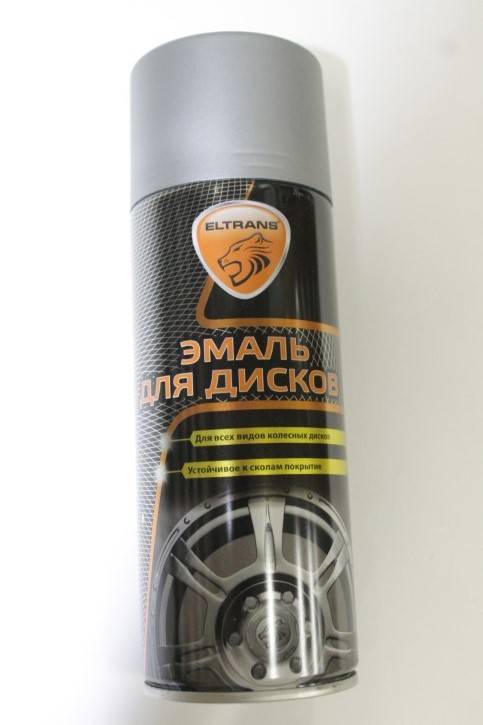 Краска спрей для дисков Хром 520 мл. (ЭЛТРАНС)