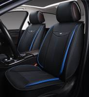 Накидки 3D "PREMIUM" PSV Flat 2 FRONT (Черно-Синий), компл. 929/936