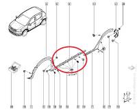 Накладка порогов декор. Renault Sandero II Stepway лев. Накладка порогов декор. Renault Sandero II Stepway лев.