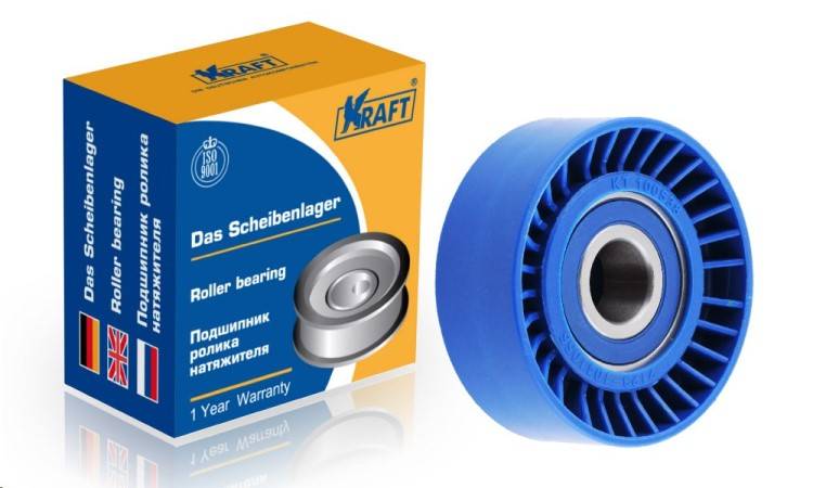 Ролик натяжителя ремня ГУРа /2123, 1118/ глад. 830803АК10Е (KRAFT)