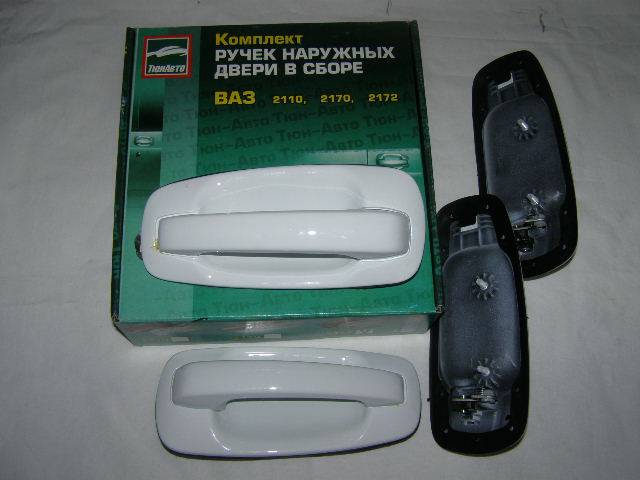 Ручка наруж. /2110, 2170/ ЕВРО "Кварц" (4 шт.) (Тюн-Авто)