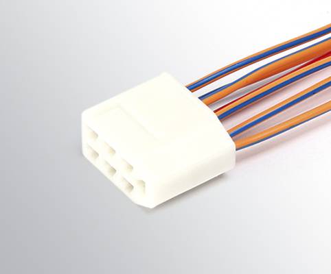 Колодка на 7 клемм (2,8мм) с провод. (мама) (Cargen) (10)