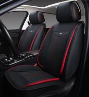 Накидки 3D "PREMIUM" PSV Flat 2 FRONT (Черно-Красный), компл. 943/950