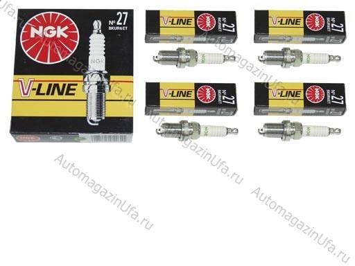 Свечи NGK VL27 BKUR6ET Audi,Fiat,Seat,VW,Skoda,Lancia