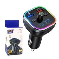 Модулятор (FM трансмиттер) автомобильный ресивер, с 2 usb входами, функция handsfree,слот для карты памяти, bluetooth