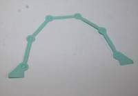 Прокладка сальникодержателя /Г-3302 дв. 406/ Евро-3 зелен. (TECHNO DRIVE)