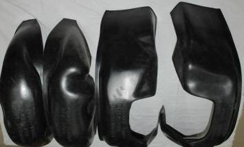 Защита крыльев Chevrolet Lanos 4 шт