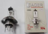 Лампа АвтоСвет H4-12-60/55 (P43t) Leader (100)
