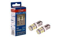 Лампа светодиодная 12V T8 30 диодов SMD белая 5000К 210 Lm. набор 2шт (T4W)