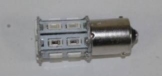 Лампа 1-конт. 24V P21W 20 SMD с цок. BA15s красная (Nord Yada)