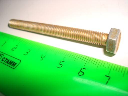 Болт М 6*65 натяжит. ремня генер.2110 21082 инж.гол (уп.10 шт.) (БелЗАН)