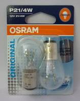 Лампа P21/4W BAZ15d Original блистер 2шт 12V 7225-02B 4050300925547 (OSRAM)