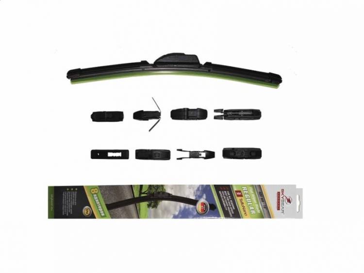 Щетка стеклоочистителя бескаркасная 16" 40 см "REGULAR" 7 адаптеров