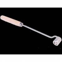 Ролик прикаточный 32мм длинная деревянная ручка