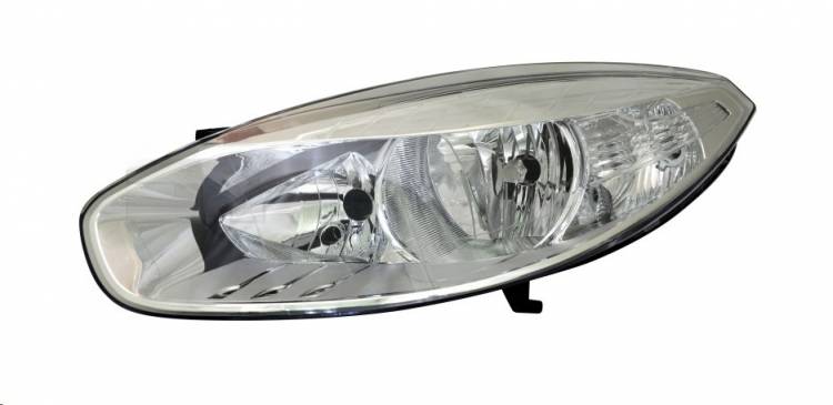 Фара Renault Fluence лев. /хром/