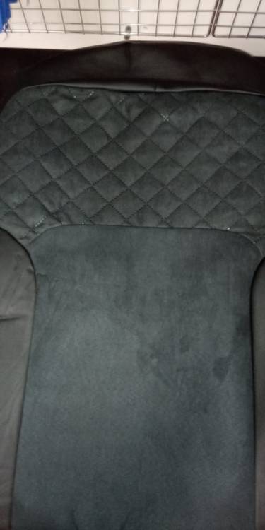 Чехлы PSV Altara Next (Черный/отстрочка белая), экокожа + алькантара терморомб