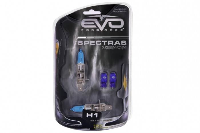 Газонаполненные лампы EVO "Spectras"/5000K/75W/H1 комплект 2+2(T-10) шт