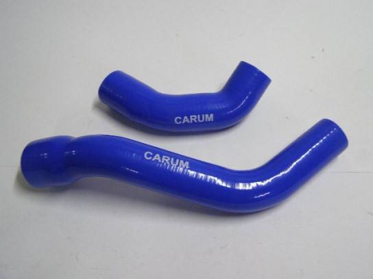 Патрубок радиат. /Г-3302 Бизнес дв. Cummins/ (2 шт) с 2012 г. силикон (CARUM)