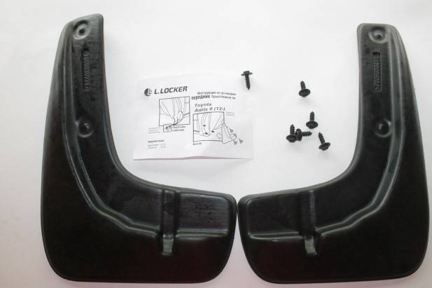 Брызговик Toyota Auris II перед. с 2012 г. (2 шт.) (L.LOCKER)
