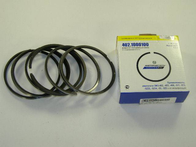 Кольца поршневые 93,0 /Г-3302 дв. 402, 406, 511, 513/ (МОТОРДЕТАЛЬ, Кострома)