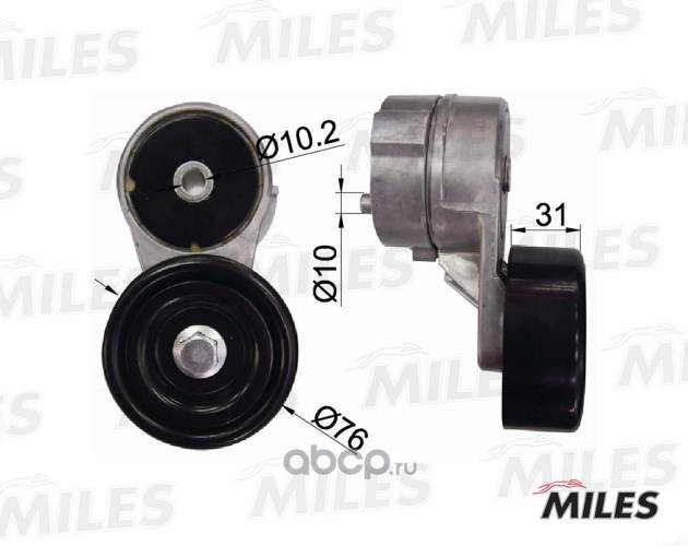 Ролик ремня генерат. Huyndai Solaris Kia Rio III натяжной в сборе