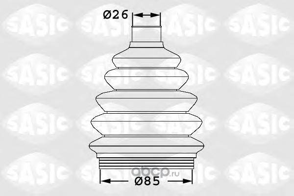 Пыльник ШРУС Skoda Octavia Volkswagen Golf Passat наруж. (+ 2 хомута, смазка)