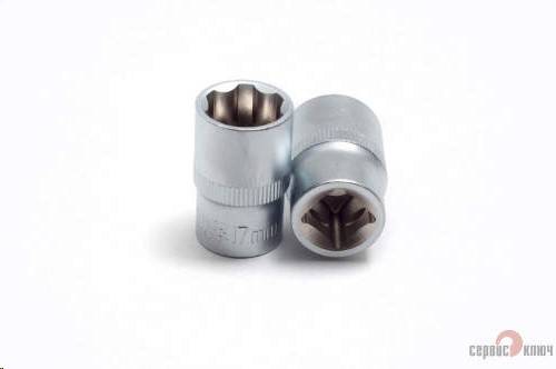 Головка глубокая 1/2" 22мм 6гр СЕРВИС КЛЮЧ