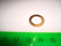 Шайба Ф10*18*1,2 медная тормоз. шланга /ВАЗ/ заводская (уп.100 шт.) (БелЗАН)