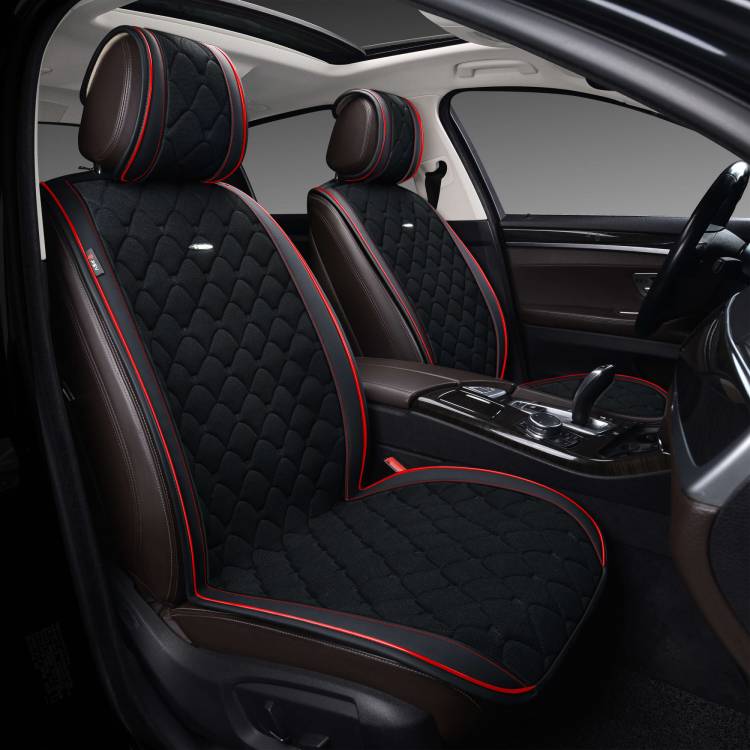 Накидки PSV Flip 2 FRONT (Черный/Кант красный), 2 шт.