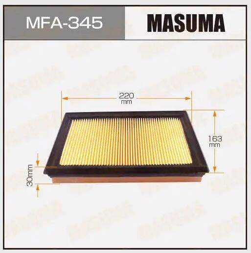 Фильтр воздушный! Nissan Premiera, Honda Civic 1.4i-1.8 89> MFA-345 1654630p00