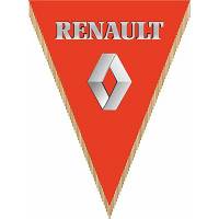 Вымпел треугольный RENAULT (260x200) оранжевый