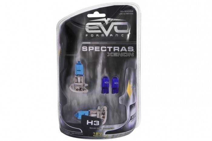 Газонаполненные лампы EVO "Spectras"/5000K/75W/H3 комплект 2+2(T-10) шт