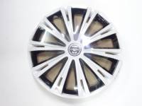 Колпак колеса R14 Гига белая Super Black (в мешке 4 упак)