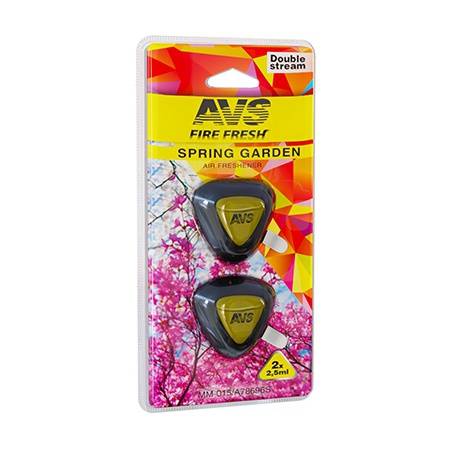 Освежитель (ароматизатор) на дефлектор Double Stream Весенний сад MM-015 (AVS)