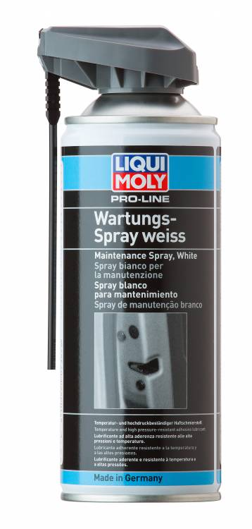 Грязеотталкивающая белая смазка Pro-Line Wartungs-Spray weiss (0,4л) LiquiMoly (7387)