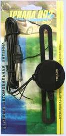 Антенна актив. Триада-002 Mini всеволновая миниатюрная с регулировкой усиления, дальность до 80км, кабель 2,5м блистер
