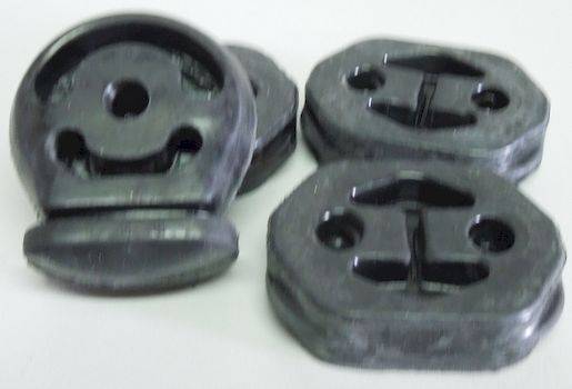 Крепление глушителя ВАЗ 2170 Приора полиуретан желтый из 4шт (Балаково Запчасть)