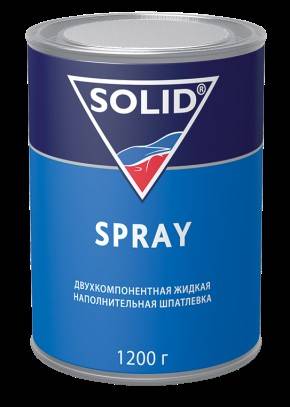 Шпатлевка Solid SPRay 1,2 кг. жидкая