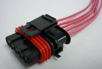 Колодка ВАЗ к ДМРВ 5-контакт. с провод. (10)