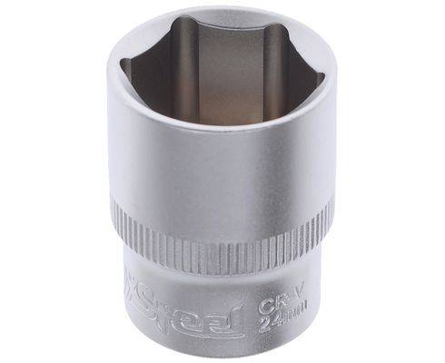 Головка торцевая 1/2" 6-гранная 24мм (AV Steel)