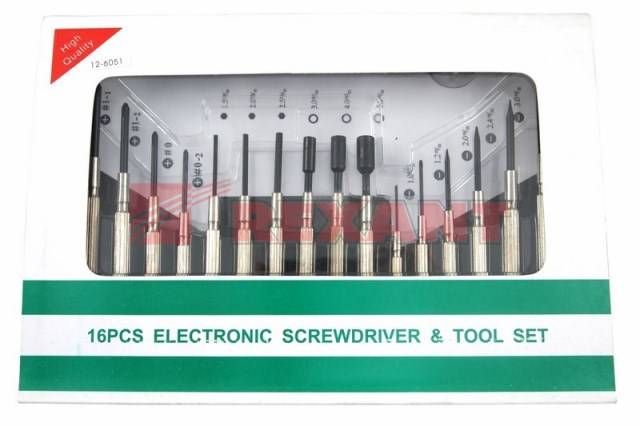 Набор отверток 16 предм. для точных работ, часовые (REXANT)