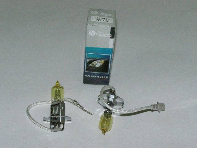 Лампа H3 12V 55W YELLOW желтая (Nord Yada)