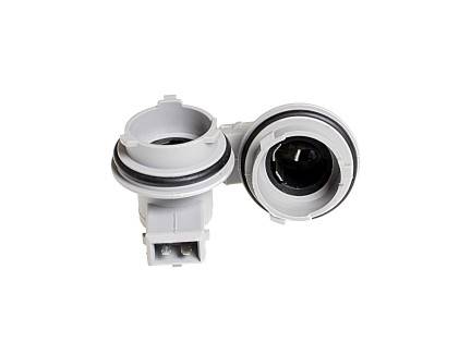 Патрон под лампу P21W BAU15s (тип 13) Г-обр., пластик (Nord Yada)