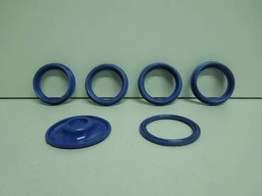 Уплотнитель свечных колодцев ГАЗ ЗМЗ-405 Евро-3 полиуретан синий из 6шт (CS-20) Балаково Запчасть