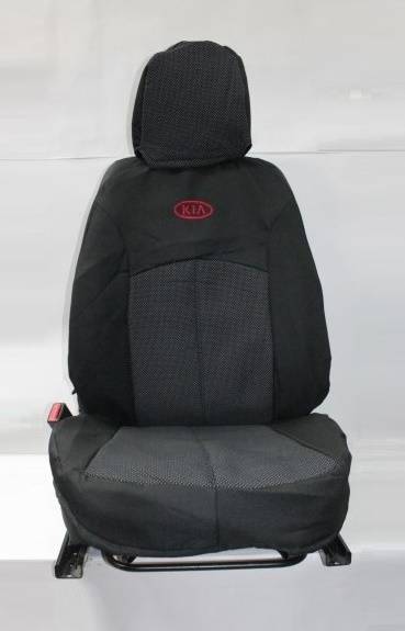 Чехлы на сиденье /Kia Ceed/ 2007-2011 г. Жаккард черный (TREND NEW)