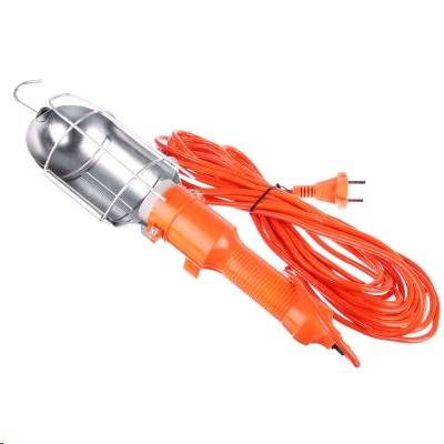 Фонарь переносной 220V гаражный 10м металлический (импорт.)